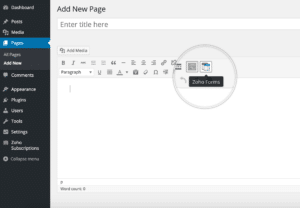 Adding Zoho Forms to Your WordPress Site - Forms -  - Zoho Froms for WordPress
