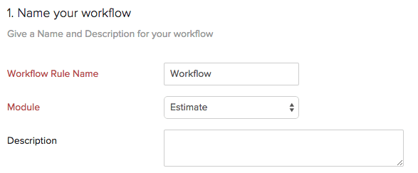 Zoho Books Field Update Workflow Rule