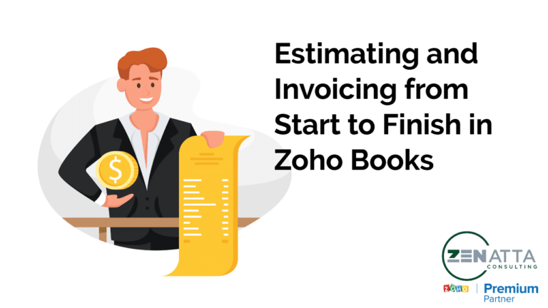 Zoho Books Invoicing and Estimating from Start to Finish - Blog -  - Estimating and Invoicing from Start to Finish in Zoho Books - Zoho Books Invoicing