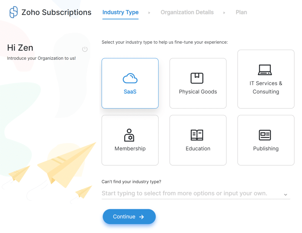 Subscription management software getting started