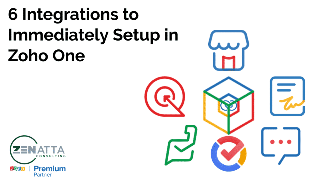 6 Integrations to Immediately Setup in Zoho One