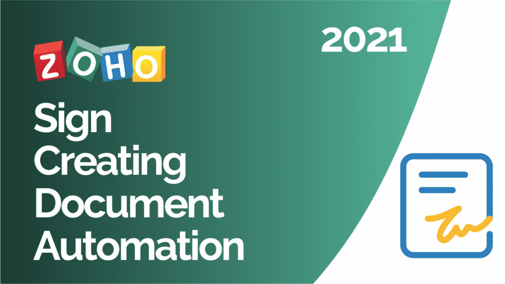 Sign Creating Document Automation