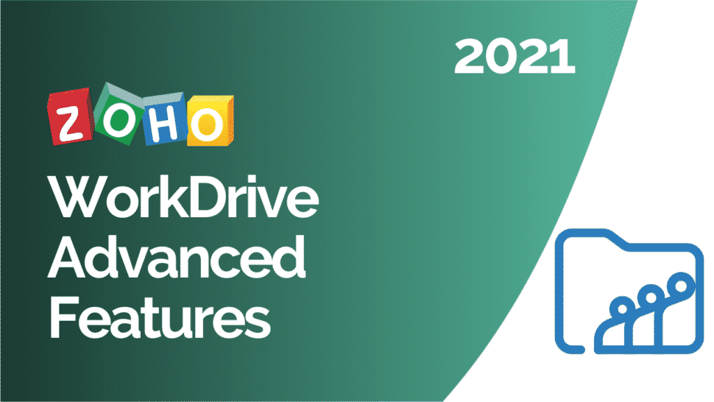 training video of advanced features in zoho workdrive