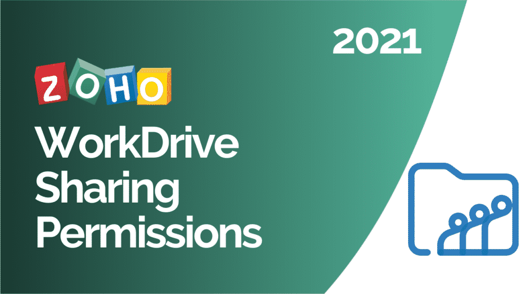 Zoho WorkDrive sharing permissions 2021