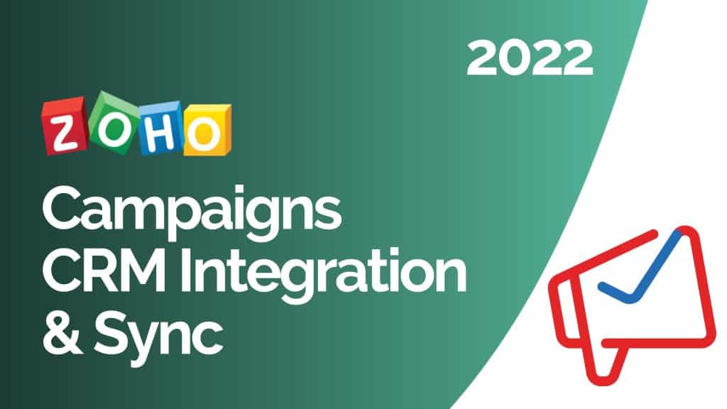 zoho campaigns crm integration and sync
