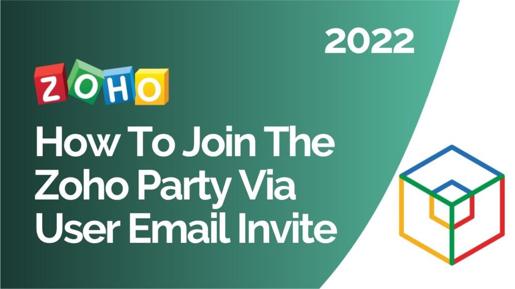 How to join the Zoho One Party via user email invite