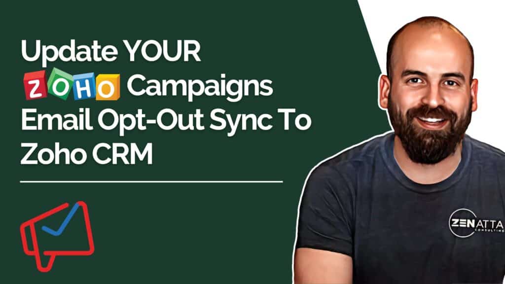 Zoho Campaigns Configuring Email Opt-Out Sync To Zoho CRM