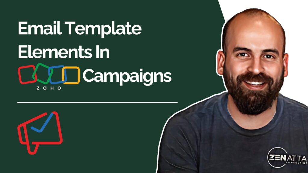 Email Template Elements In Zoho Campaigns youtube video thumbnail