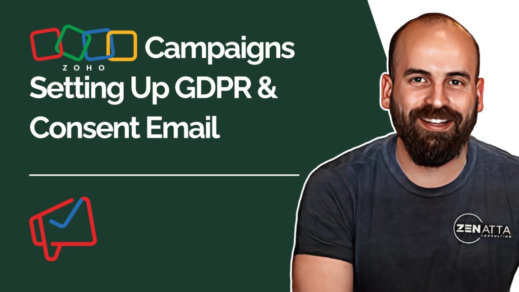 Zoho Campaigns Setting Up GDPR & Consent Email youtube video thumbnail