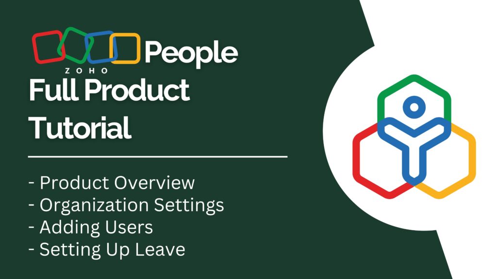 Zoho People Full Product Tutorial youtube video thumbnail