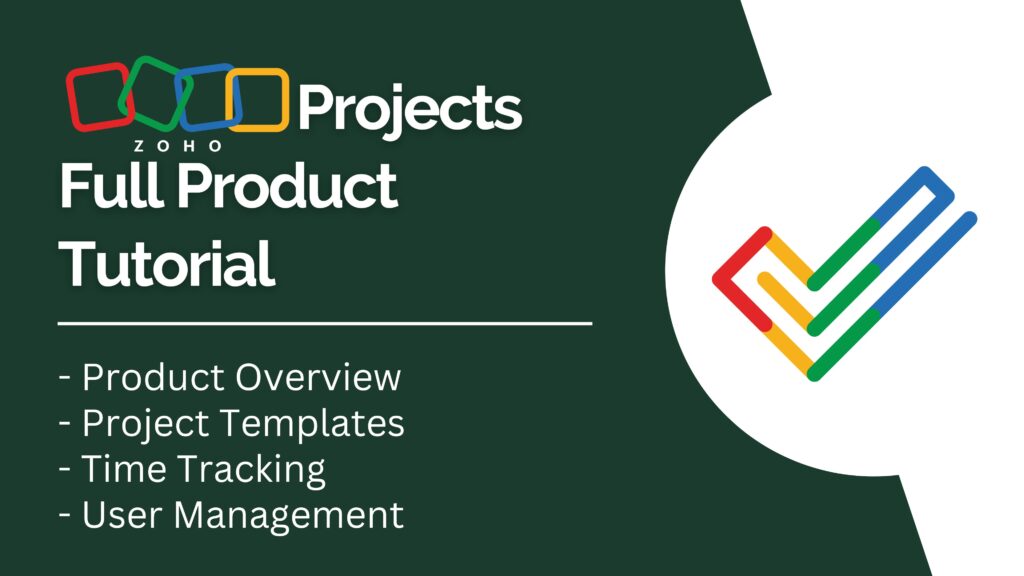 Zoho Projects Full Product Tutorial youtube video thumbnail