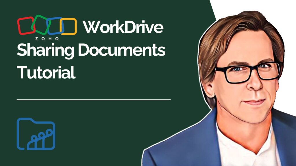 Zoho WorkDrive Sharing Documents Tutorial youtube video thumbnail