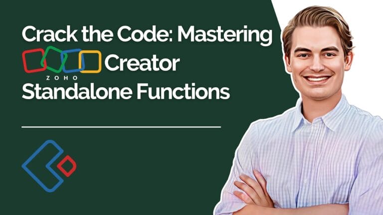 Crack the Code: Mastering Zoho Creator Standalone Functions - Creator -  - Standalone Functions in Zoho Creator - Standalone Functions in Zoho Creator