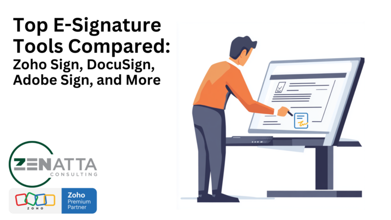 Top E-Signature Tools Compared: Zoho Sign, DocuSign, Adobe Sign, and More - Blog -  - eSignature Comparison - Zoho Sign vs DocuSign comparison
