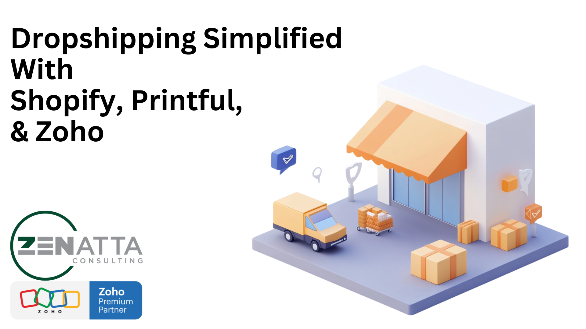 Dropshipping Simplified With Shopify, Printful, & Zoho