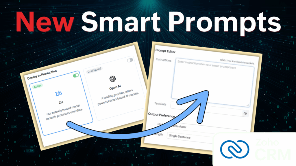 How to Use Smart Prompts in Zoho CRM - Getting Started -  - Smart Prompts v3 -1 - Smart Prompts in Zoho CRM