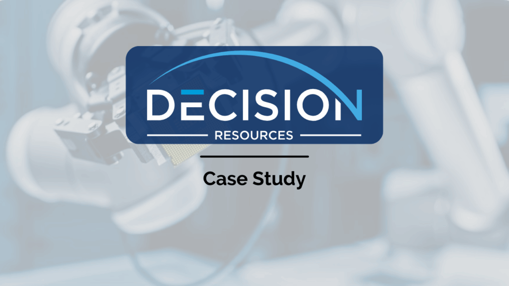 Decision Resources – Case Study - Uncategorized - - Decision Resources