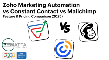 Zoho Marketing Automation vs Constant Contact vs Mailchimp: Feature & Pricing Comparison (2025) - Uncategorized -  - Zoho MA vs CC vs MC