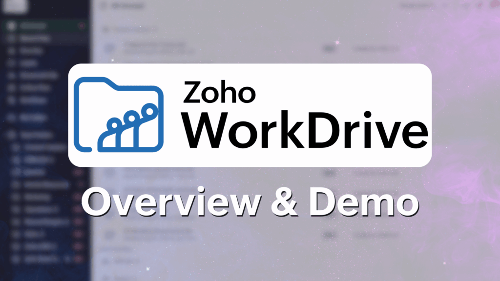 Zoho WorkDrive 2026 Overview - Uncategorized -  - wokrdrive overview