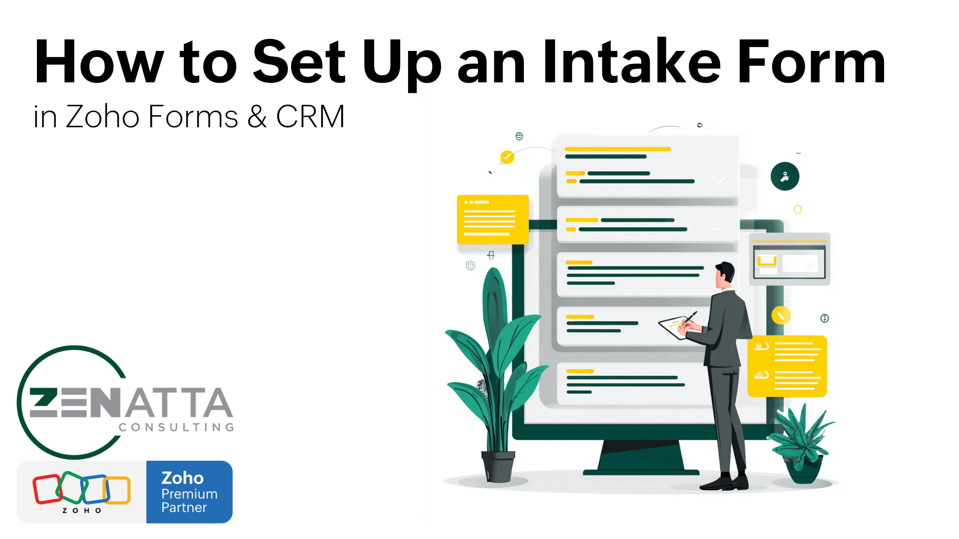 How to Set Up a Zoho Forms Intake Form and Connect It to Zoho CRM ...