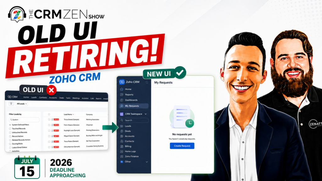 The CRM Zen Show Episode 408 - The Old UI Is Officially On Borrowed Time - Uncategorized - - episode-408whitebg